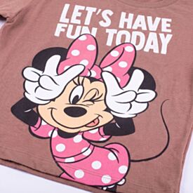 Camiseta Infantil Menina Minnie 4 a 10 Anos Disney