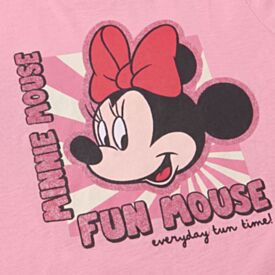 Camiseta Infantil Menina Minnie 4 a 10 Anos Disney