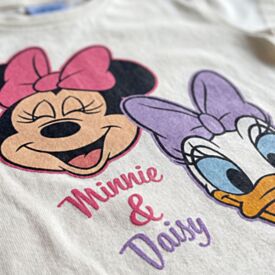 Camiseta Infantil Menina Minnie e Daisy 1 a 3 Anos Disney