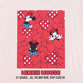 Camiseta Infantil Menina Minnie Mouse 1 a 3 anos Disney