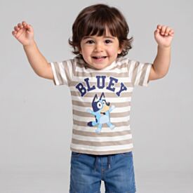 Camiseta Infantil Menino 1 a 4 Anos Bluey Ceramica