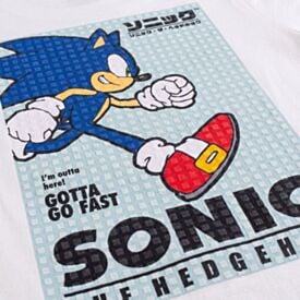 Camiseta Infantil Menino 4 a 10 Anos Sonic Natural