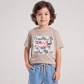Camiseta Infantil Menino Avengers 4 a 10 Anos Marvel Ceramica