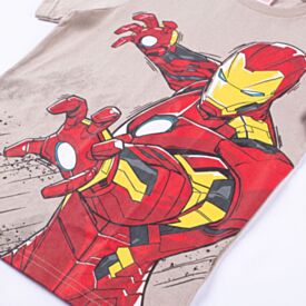 Camiseta Infantil Menino Homem De Ferro 4 a 10 Anos Ceramica