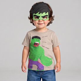 Camiseta Infantil Menino Hulk 1 a 3 Anos Marvel Ceramica