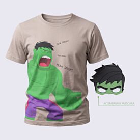 Camiseta Infantil Menino Hulk 1 a 3 Anos Marvel Ceramica
