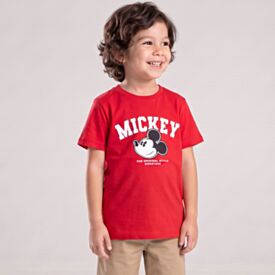 Camiseta Infantil Menino Mickey 4 a 10 Anos Disney