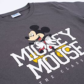 Camiseta Infantil Menino Mickey 4 a 10 Anos Disney Grafite