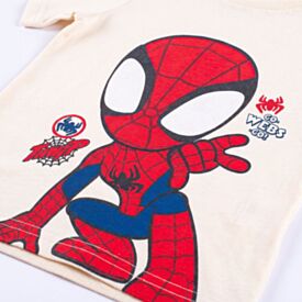Camiseta Infantil Menino Spidey 1 a 3 Anos Natural