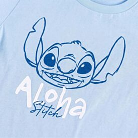 Camiseta Infantil Menino Stitch 1 a 3 Anos Disney Azul Harmonia
