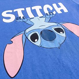 Camiseta Infantil Menino Stitch 4 a 10 Anos Disney Azul Pacifico