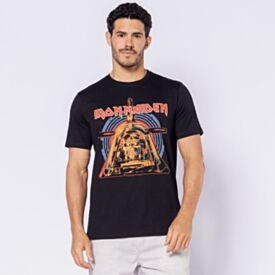 Camiseta Iron Maiden Masculina Em Algodão Preto