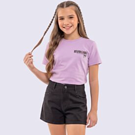 Camiseta Juvenil Menina Kuromi 12 a 16 Anos