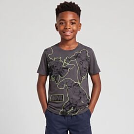 Camiseta Juvenil Menino Avengers 12 a 16 Anos Grafite