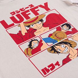 Camiseta Juvenil Menino One Piece 12 a 16 Anos Areia