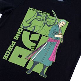 Camiseta Juvenil Menino One Piece 12 a 16 Anos Preto