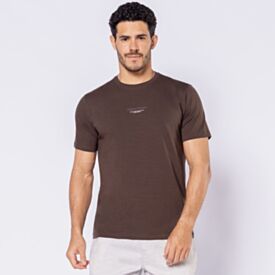 Camiseta Masculina De Algodão Peruano Marc Alain Marrom