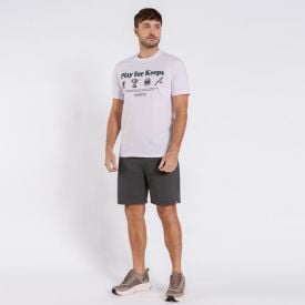 Camiseta Masculina Em Algodão Marc Alain Branco
