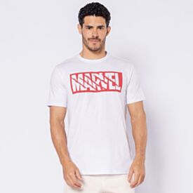 Camiseta Marvel Masculina Em Algodão