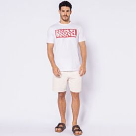 Camiseta Marvel Masculina Em Algodão