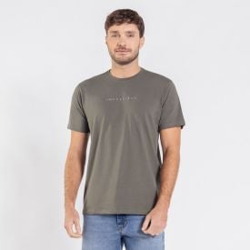 Camiseta Masculina Em Algodão Peruano Marc Alain Verde