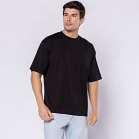 Camiseta Masculina Em Algodão Thing Preto