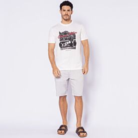 Camiseta Masculina Em Algodão Thing Off Clear