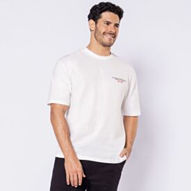 Camiseta Masculina Em Algodão Vintage Thing Off Clear
