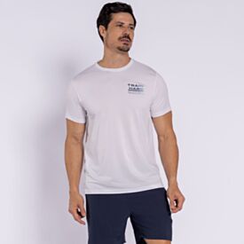 Camiseta Masculina Em Dry Fit Scream Branco