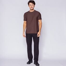 Camiseta Masculina Em Malha Sarja Marc Alain