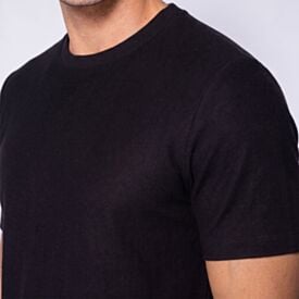 Camiseta Masculina Em Malha Sarja Thing Preto