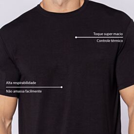Camiseta Masculina Modal Thing Preto