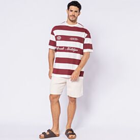 Camiseta Masculina Oversized Listrada Thing