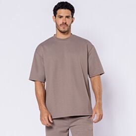 Camiseta Masculina Oversized Texturizada Thing Concreto 18-1210