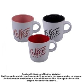 Caneca Coffee Time Lyor 180Ml - Sortido