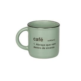 Caneca de Cerâmica Vintage Estampada Havan Casa 210Ml - Café