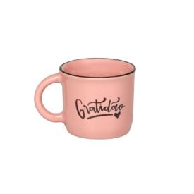 Caneca De Cerâmica Vintage Estampada Havan Casa 60Ml - Gratidão 