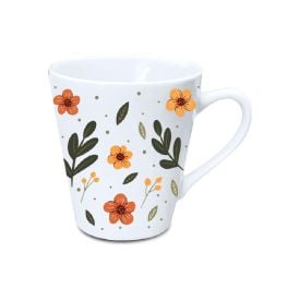 Caneca de Porcelana Cônica Floral 150Ml Terramada - Sortido