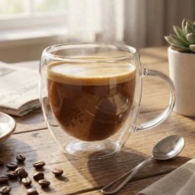 Caneca Doppio Parede Dupla Hauskraft -  250ml