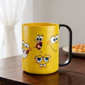 Caneca Personagens 350Ml Bandeirante - Bob Esponja