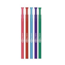 Caneta Esferográfica 0.7Mm Fini Leoarte - 5 Unidades