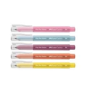 Caneta Ponta Fina Com Cheirinho Revigora E Energiza Faber Castell - 5 Unidades