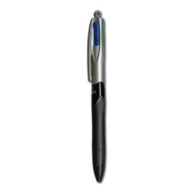 Caneta Retrátil 1.0 Grip Pro Bic - 4 Cores