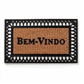 Capacho Capri 45X75 cm Havan Casa - Bem Vindo