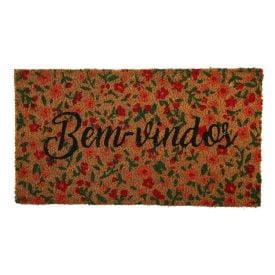 Capacho Fibra de Coco Mumbai Color 33X60cm Havan - Bem Vindos