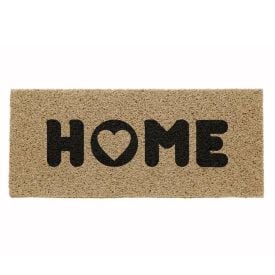 Capacho Para Porta De Entrada 30X70 Cm Vinil Long Havan Casa - Bege Home