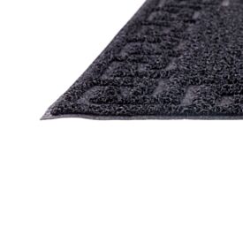 Capacho Vinil 50X80cm Bem Vindo Solecasa - Preto