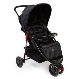 Carrinho de Bebê 3 Rodas Trino Infanti - Preto