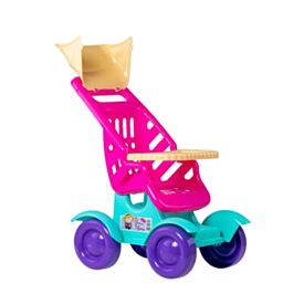 Carrinho de Boneca Tilin Brinquedos - Rosa