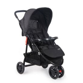Carrinho De Bebê Delta 3 Rodas Voyage - Preta